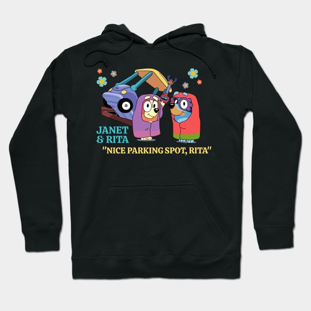 Janet And Rita Driving School Hoodie by Aona jonmomoa